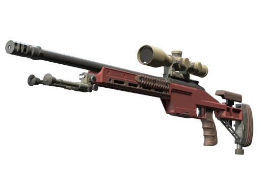 SSG 08 | Red Stone (Battle-Scarred)