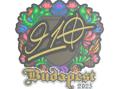 Sticker | 910 (Embroidered) | Budapest 2025