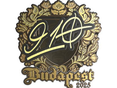 Sticker | 910 (Gold) | Budapest 2025