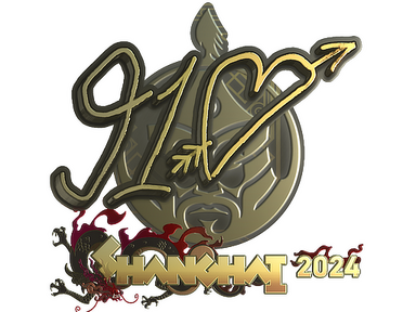 Sticker | 910 (Gold) | Shanghai 2024
