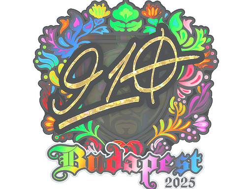 Sticker | 910 (Holo) | Budapest 2025