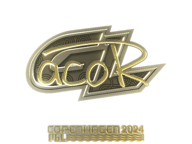 Sticker | acoR (Gold) | Copenhagen 2024