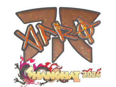 Sticker | afro (Glitter) | Shanghai 2024