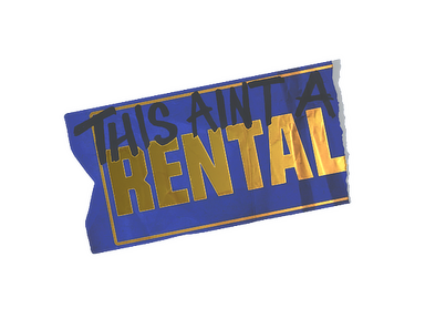 Sticker | Ain't A Rental (Foil)