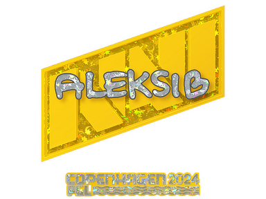 Sticker | Aleksib (Glitter) | Copenhagen 2024