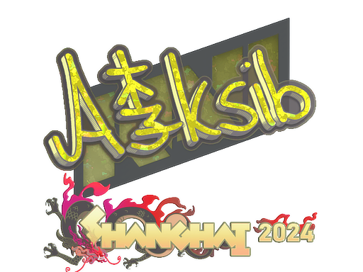 Sticker | Aleksib (Glitter) | Shanghai 2024