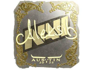 Sticker | Aleksib (Gold) | Austin 2025