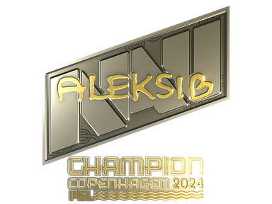 Sticker | Aleksib (Gold, Champion) | Copenhagen 2024