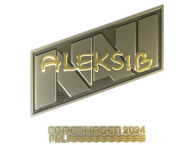 Sticker | Aleksib (Gold) | Copenhagen 2024