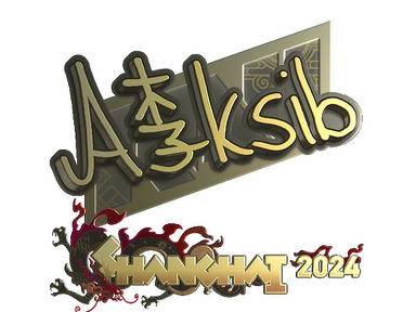 Sticker | Aleksib (Gold) | Shanghai 2024