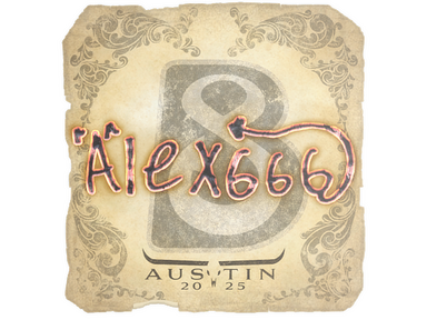 Sticker | alex666 | Austin 2025
