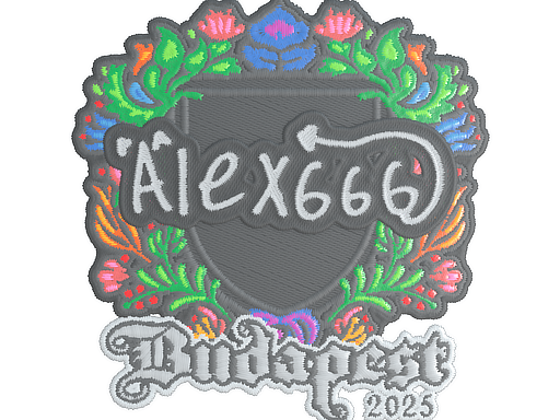 Sticker | alex666 (Embroidered) | Budapest 2025