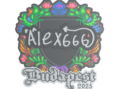 Sticker | alex666 (Embroidered) | Budapest 2025
