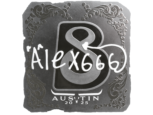 Sticker | alex666 (Foil) | Austin 2025