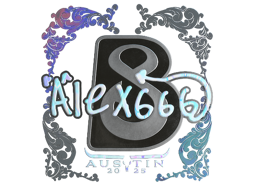 Sticker | alex666 (Holo) | Austin 2025