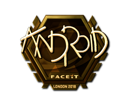 Sticker | ANDROID (Gold) | London 2018