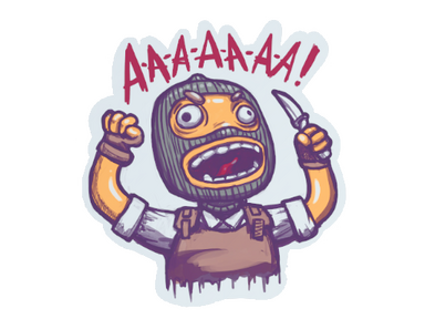 Sticker | Angry T