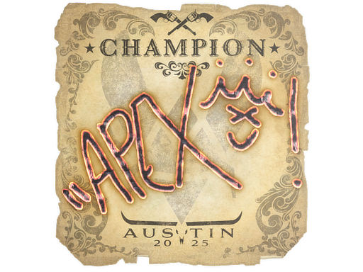 Sticker | apEX (Champion) | Austin 2025