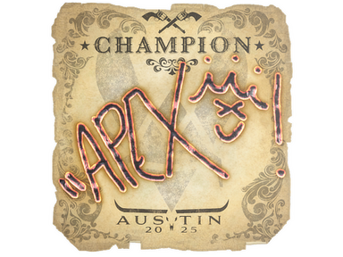 Sticker | apEX (Champion) | Austin 2025