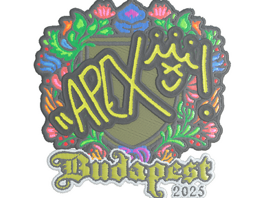 Sticker | apEX (Embroidered) | Budapest 2025