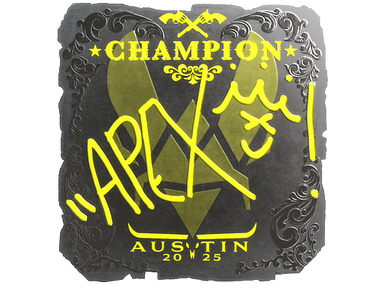Sticker | apEX (Foil, Champion) | Austin 2025