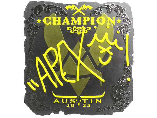 Sticker | apEX (Foil, Champion) | Austin 2025