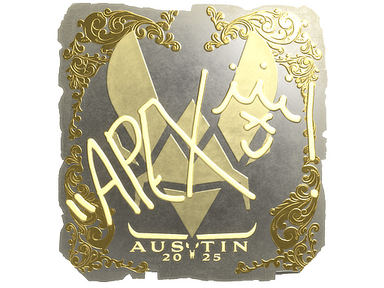 Sticker | apEX (Gold) | Austin 2025