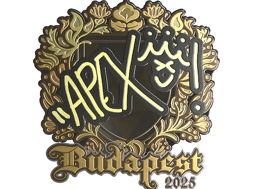 Sticker | apEX (Gold) | Budapest 2025