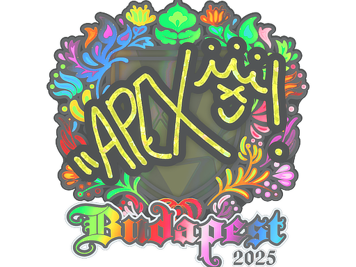 Sticker | apEX (Holo) | Budapest 2025