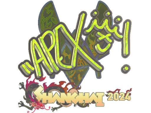 Sticker | apEX (Holo) | Shanghai 2024