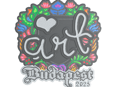 Sticker | arT (Embroidered) | Budapest 2025