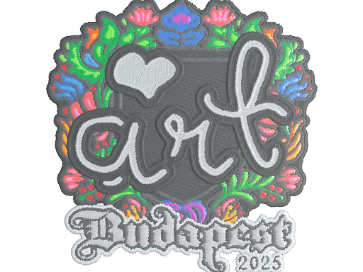 Sticker | arT (Embroidered) | Budapest 2025