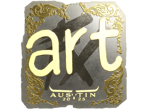 Sticker | arT (Gold) | Austin 2025