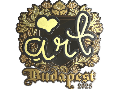 Sticker | arT (Gold) | Budapest 2025