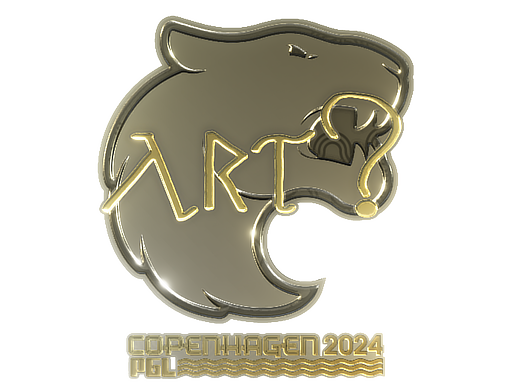 Sticker | arT (Gold) | Copenhagen 2024