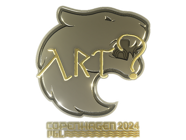 Sticker | arT (Gold) | Copenhagen 2024