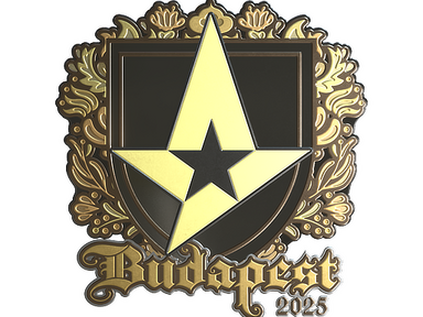 Sticker | Astralis (Gold) | Budapest 2025