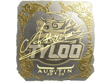 Sticker | Attacker (Gold) | Austin 2025