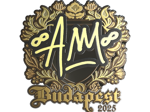 Sticker | AW (Gold) | Budapest 2025