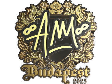 Sticker | AW (Gold) | Budapest 2025