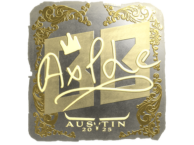 Sticker | Ax1Le (Gold) | Austin 2025