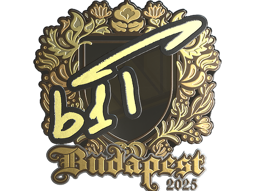 Sticker | b1t (Gold) | Budapest 2025