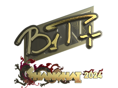 Sticker | b1t (Gold) | Shanghai 2024