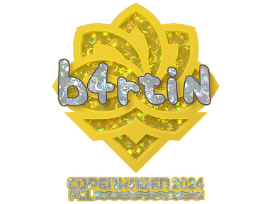 Sticker | b4rtiN (Glitter) | Copenhagen 2024