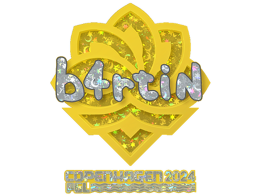 Sticker | b4rtiN (Glitter) | Copenhagen 2024