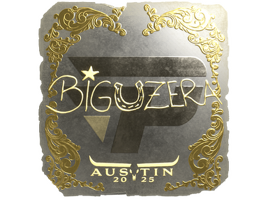 Sticker | biguzera (Gold) | Austin 2025