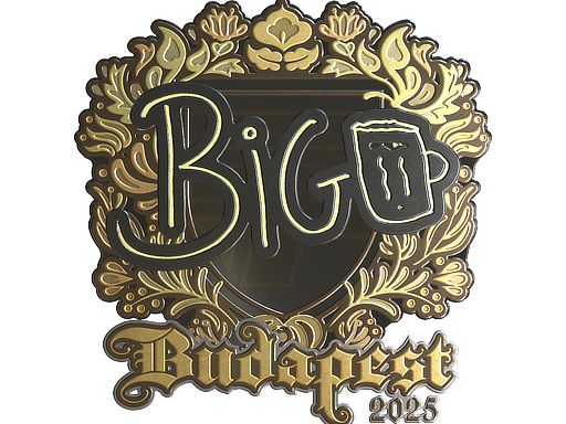 Sticker | biguzera (Gold) | Budapest 2025