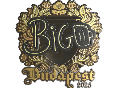 Sticker | biguzera (Gold) | Budapest 2025