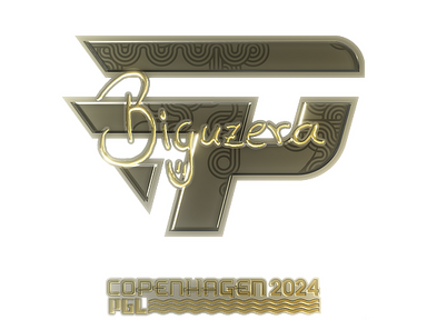 Sticker | biguzera (Gold) | Copenhagen 2024