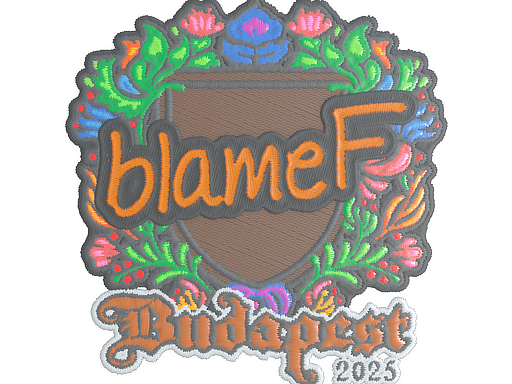 Sticker | blameF (Embroidered) | Budapest 2025